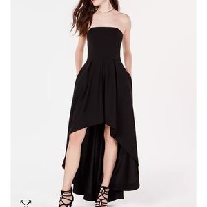 High Low Black Dress